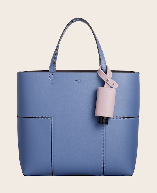 CarryME-Set CLASSIC rosa RefreshME Handgel Handtasche blau