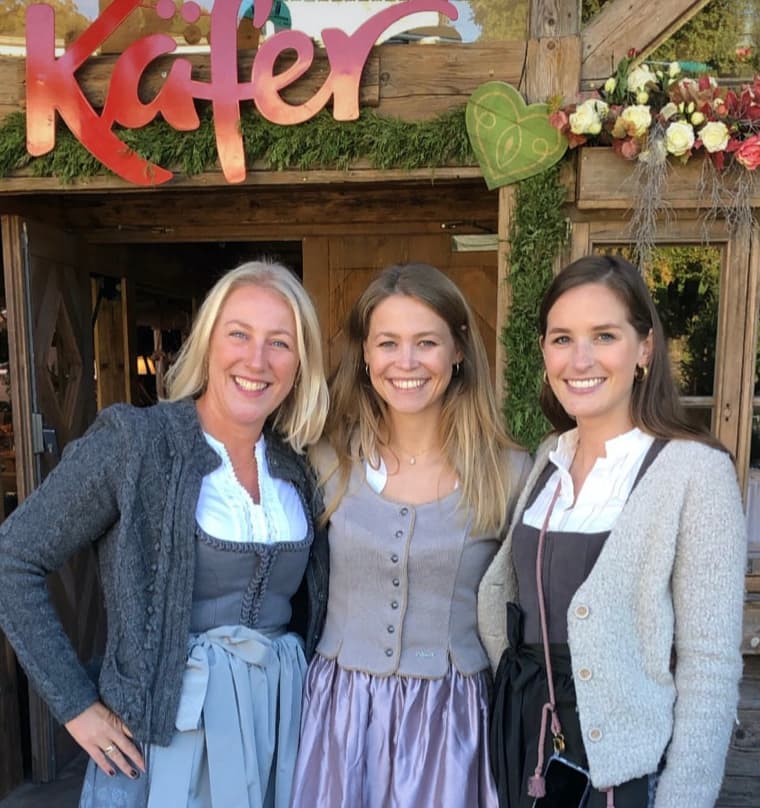 Oktoberfest Käfer Frauen verbinden Sponsoren