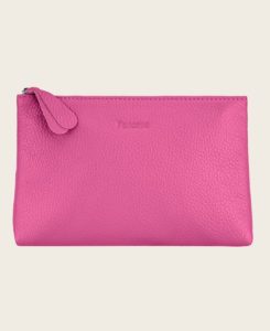 Schminktasche CLEO Leder klein pink Pericosa
